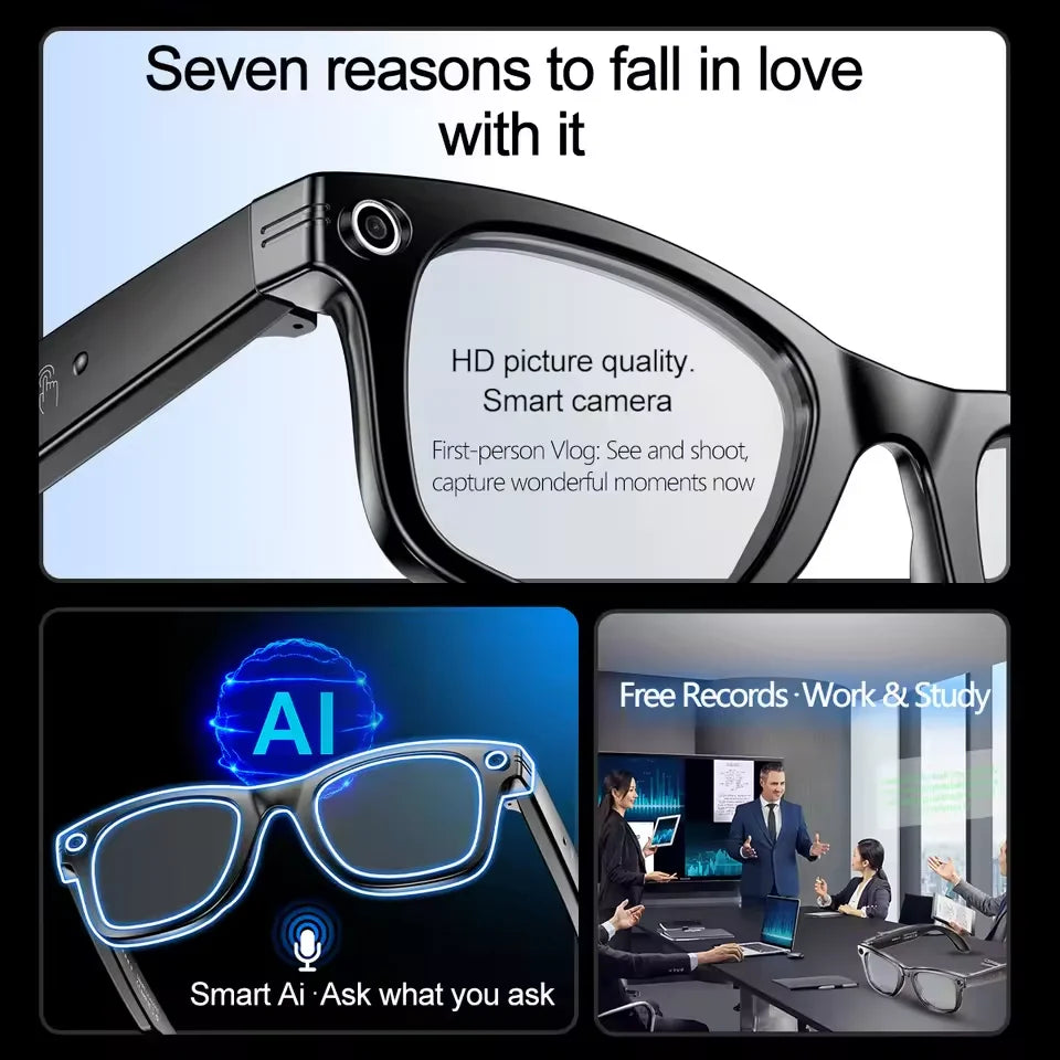Horizon Vision Pro Smart AI Sunglasses – 4K HD Camera & Voice Assistant