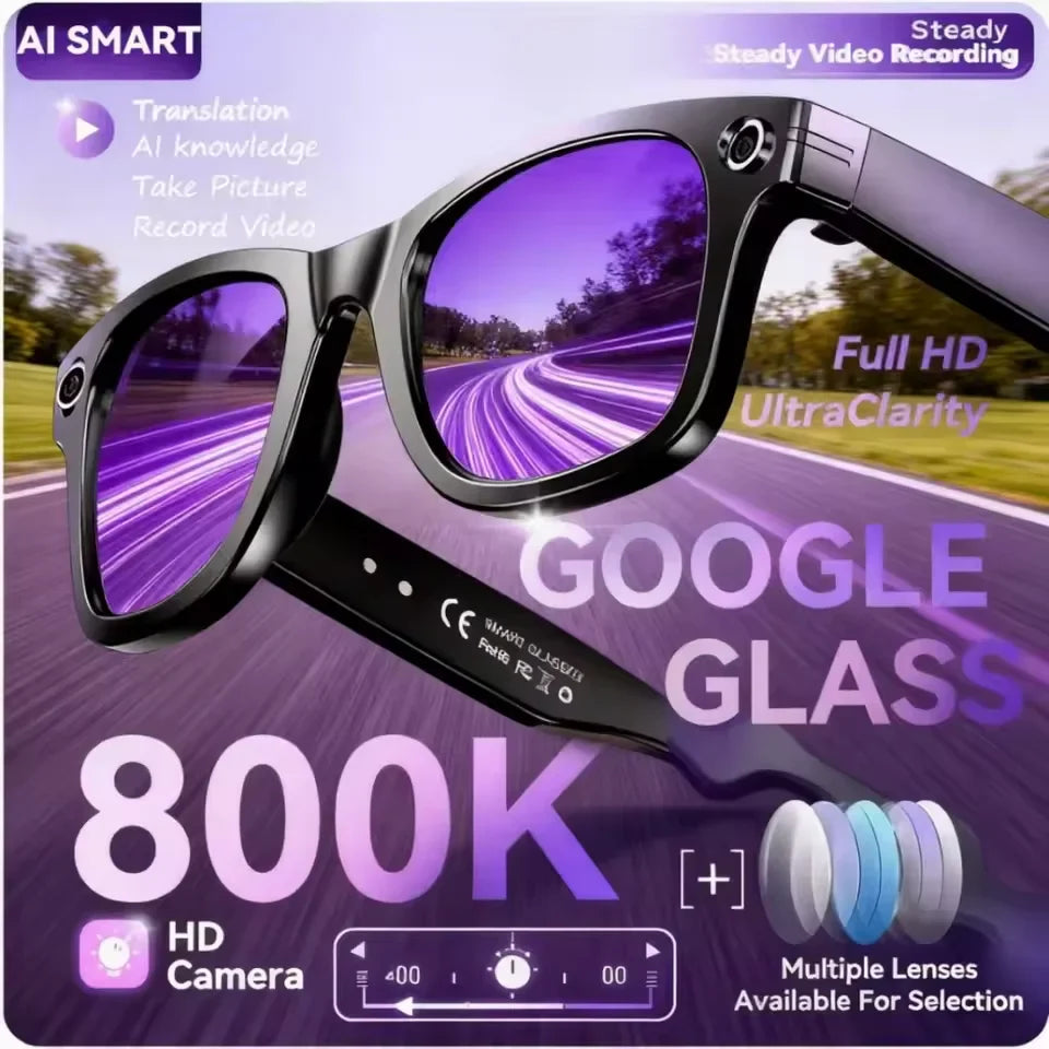 Horizon Vision Pro Smart AI Sunglasses – 4K HD Camera & Voice Assistant